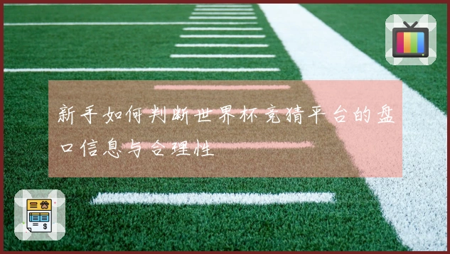 新手如何判断世界杯竞猜平台的盘口信息与合理性