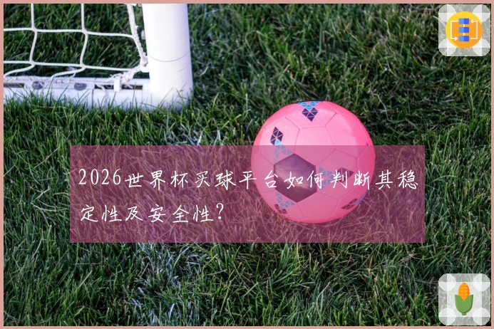 2026世界杯买球平台如何判断其稳定性及安全性？