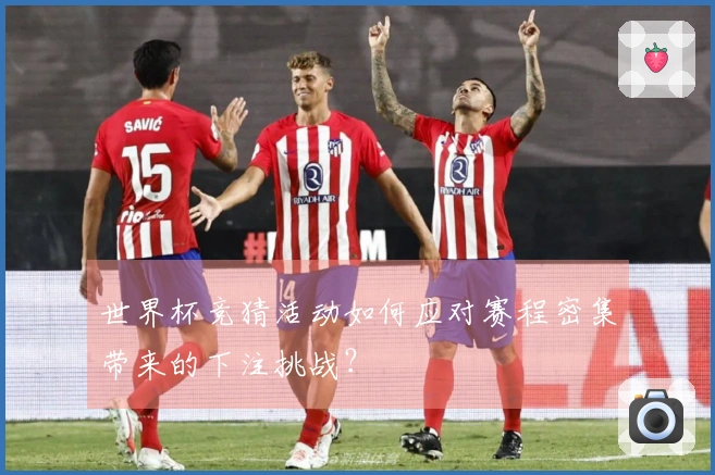 世界杯竞猜活动如何应对赛程密集带来的下注挑战？