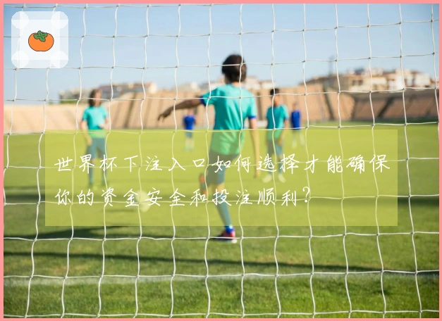 世界杯下注入口如何选择才能确保你的资金安全和投注顺利？