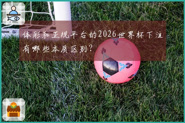 体彩和正规平台的2026世界杯下注有哪些本质区别？